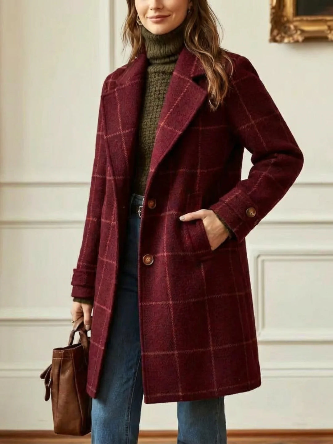Sally – Classic Check Coat