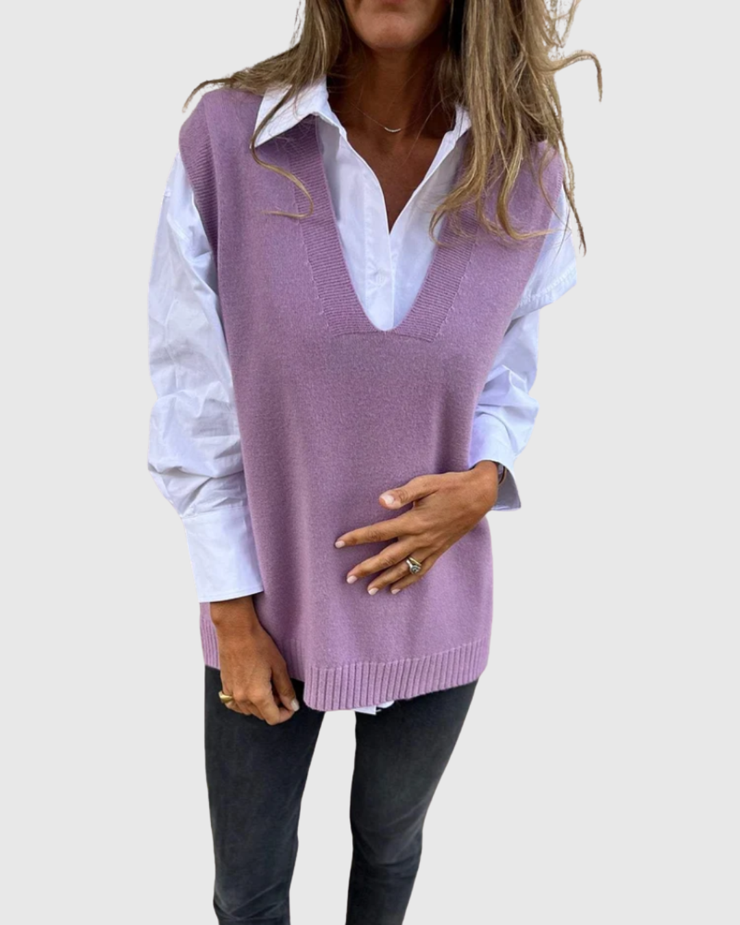 NERELIS | KNIT SWEATER VEST