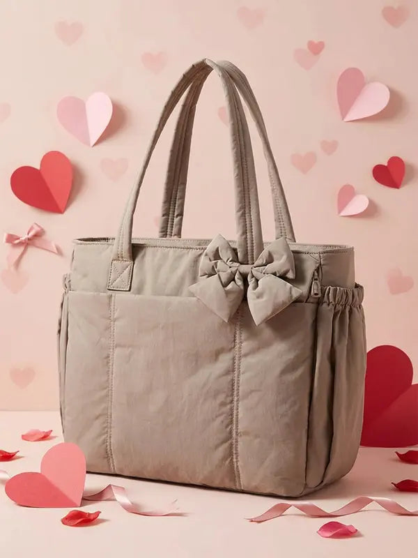 VEJA™ - Women’s Insulated Puffer Tote Bag Laptop & Cup Holder Casual Work Bag