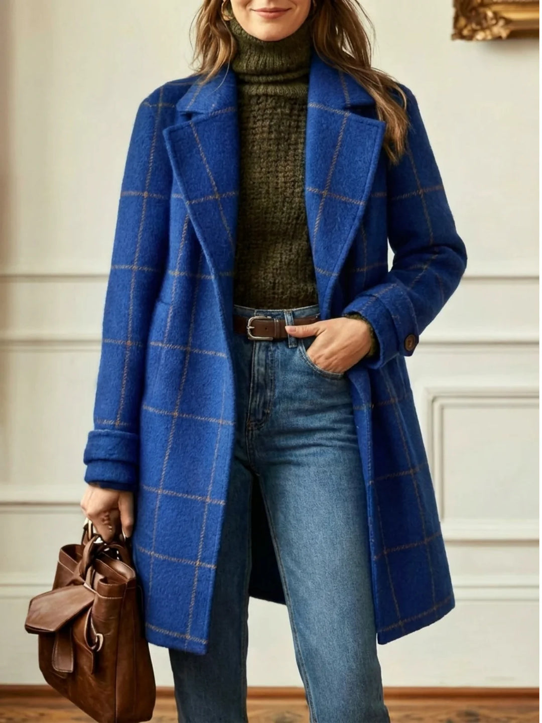 Sally – Classic Check Coat