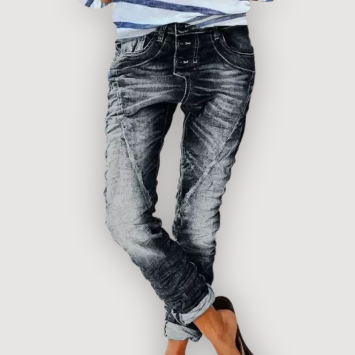 KYRA – BUTTON FRONT JEANS