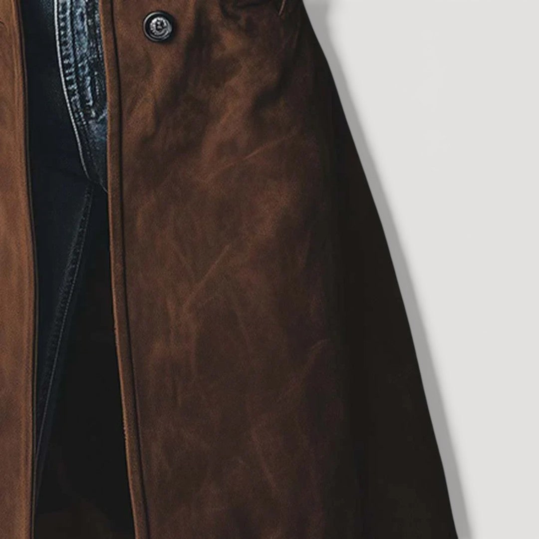 CARMEN – SUEDE TRENCH COAT