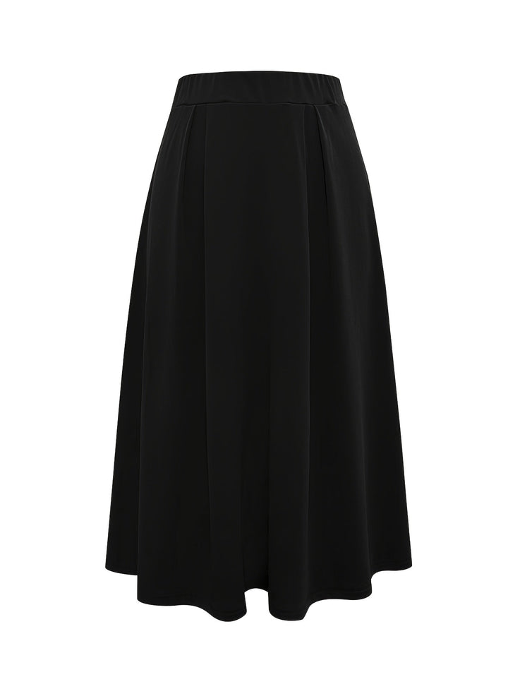 CELINE BLOOM | ELEGANT BELTED PENCIL SKIRT