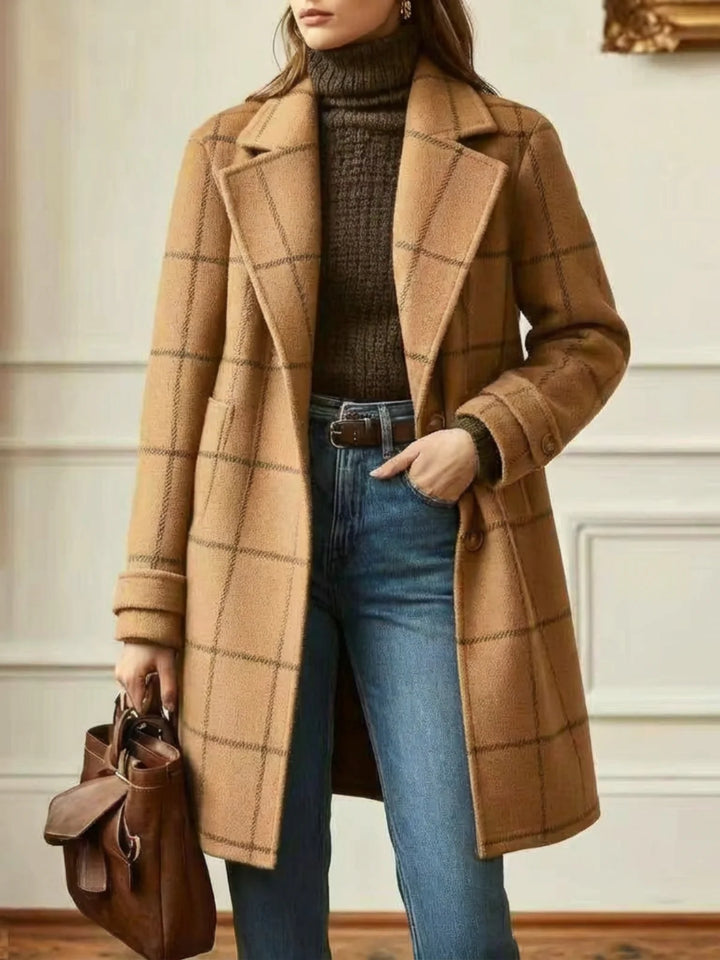Sally – Classic Check Coat