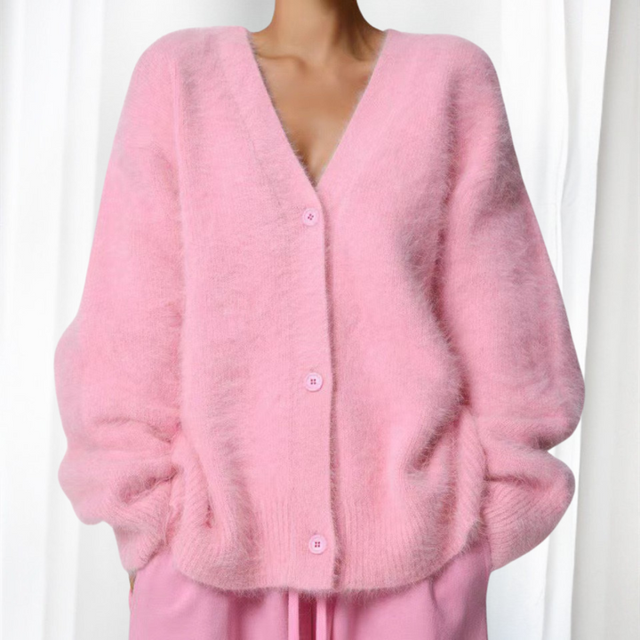 QUINCY™ - Comfy Button Front Drop Shoulder Cardigan