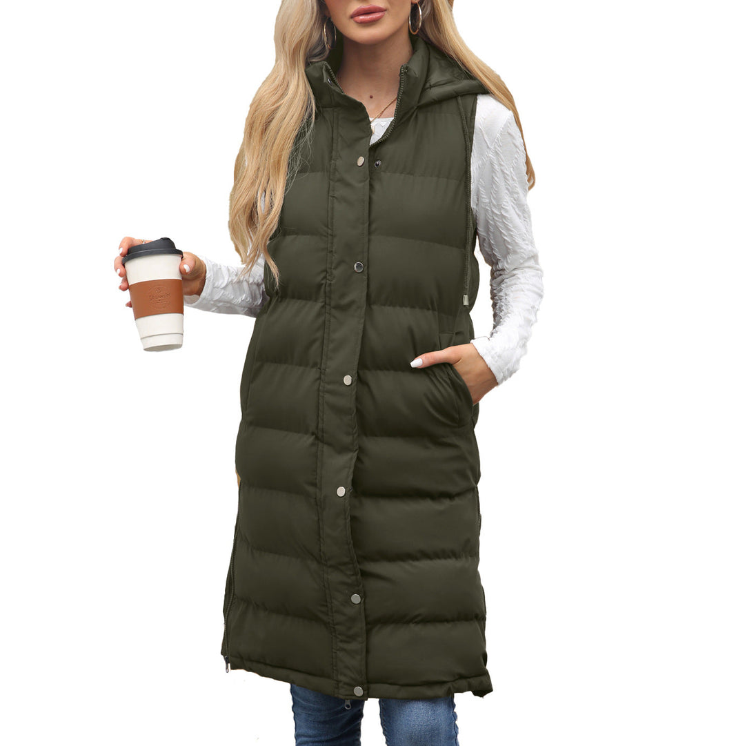KUTSARA™ - Casual Sleeveless Hooded Long Vest