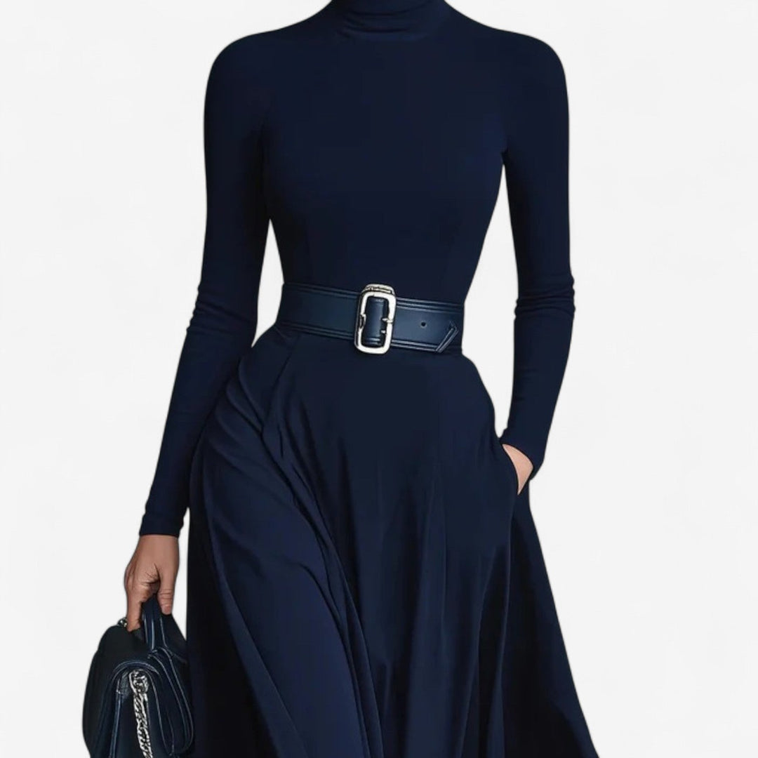 Emily™ Maxi Dress with High Neck