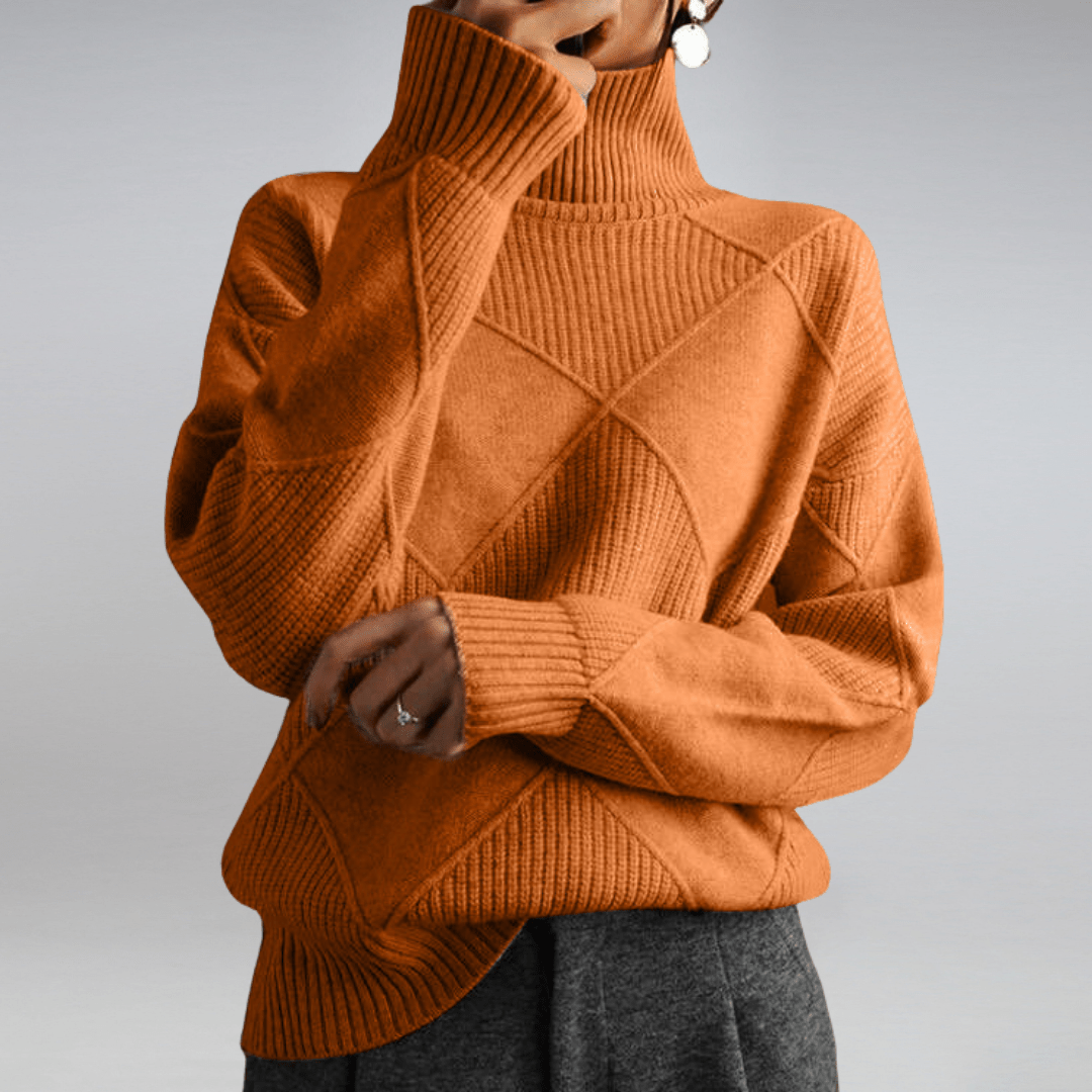 AMELINE | SOFT TURTLENECK SWEATER
